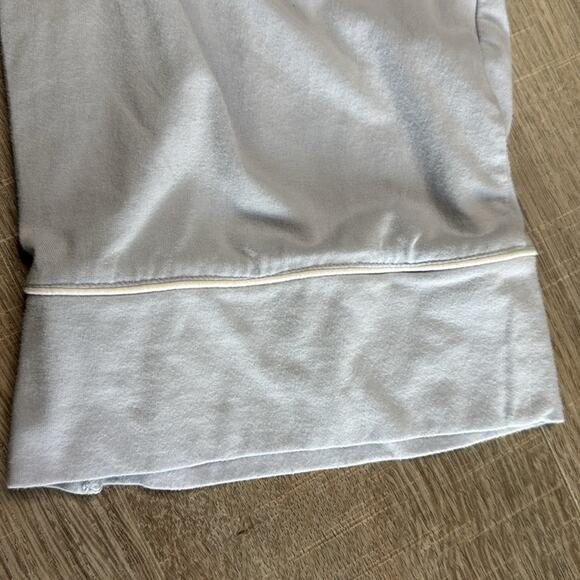 AMAZON ESSENTIALS Women’s Light Blue Pajama Pant Set Long Sleeve Button Front - Picture 10 of 12